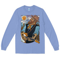 Colony Blue nathaniel rateliff müsïc Long Sleeve Tee - linhVisuals