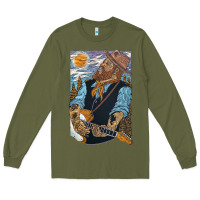 Army Green nathaniel rateliff müsïc Long Sleeve Tee - linhVisuals
