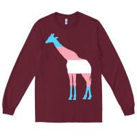 Burgundy transgender flag ftm mtf trans pride Long Sleeve Tee - linhVisuals