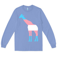 Colony Blue transgender flag ftm mtf trans pride Long Sleeve Tee - linhVisuals