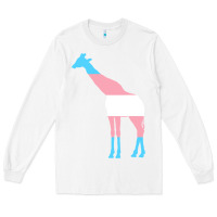 White transgender flag ftm mtf trans pride Long Sleeve Tee - linhVisuals