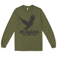 Army Green noel gallagher's high flying birds classic Long Sleeve Tee - linhVisuals