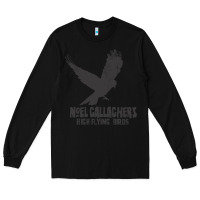Black noel gallagher's high flying birds classic Long Sleeve Tee - linhVisuals