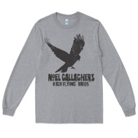 Heather Grey noel gallagher's high flying birds classic Long Sleeve Tee - linhVisuals