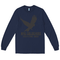 Navy noel gallagher's high flying birds classic Long Sleeve Tee - linhVisuals