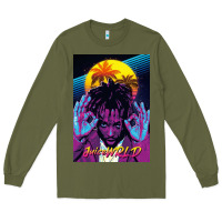 Army Green concert wrld Long Sleeve Tee - linhVisuals