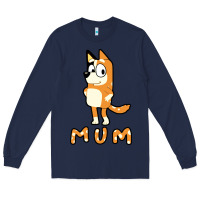 Navy bluey mom Long Sleeve Tee - linhVisuals