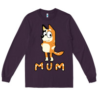 Plum bluey mom Long Sleeve Tee - linhVisuals