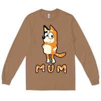 Toasted Coconut bluey mom Long Sleeve Tee - linhVisuals