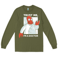 Army Green doctor zoidberg who Long Sleeve Tee - linhVisuals