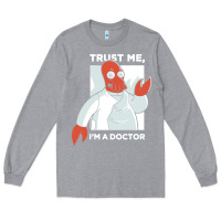 Heather Grey doctor zoidberg who Long Sleeve Tee - linhVisuals