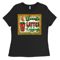 Black flannels lattes leggings tumbler Ladies Tee - BundleAndBundleShop