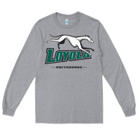 Heather Grey loyola (md) greyhounds Long Sleeve Tee - linhVisuals