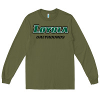 Army Green loyola (md) greyhounds Long Sleeve Tee - linhVisuals