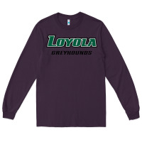 Plum loyola (md) greyhounds Long Sleeve Tee - linhVisuals