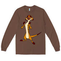 Chestnut Timon Funny Long Sleeve Tee - linhVisuals