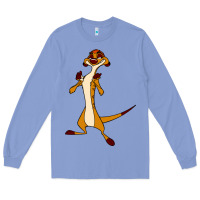 Colony Blue Timon Funny Long Sleeve Tee - linhVisuals