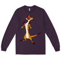 Plum Timon Funny Long Sleeve Tee - linhVisuals