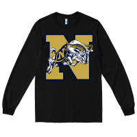 Black navy midshipmen Long Sleeve Tee - linhVisuals
