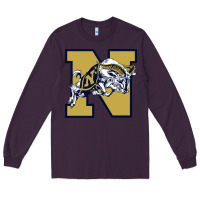 Plum navy midshipmen Long Sleeve Tee - linhVisuals