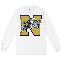 White navy midshipmen Long Sleeve Tee - linhVisuals