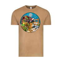 Vintage Camel Christmas  farm animals Vintage Tee - FaDigitalArtStudio