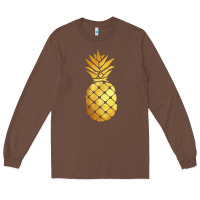 Gold Pineapple Long Sleeve Tee | Teevron