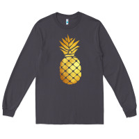 Smoke gold pineapple Long Sleeve Tee - linhVisuals