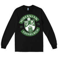 Black hibernian edinburg Long Sleeve Tee - linhVisuals