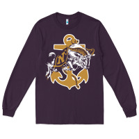 Plum navy midshipmen Long Sleeve Tee - linhVisuals