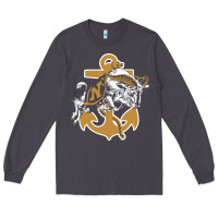 Smoke navy midshipmen Long Sleeve Tee - linhVisuals