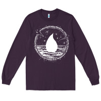 Plum magic  the gathering kaldheim islands symbol Long Sleeve Tee - linhVisuals