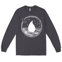 Smoke magic  the gathering kaldheim islands symbol Long Sleeve Tee - linhVisuals