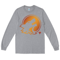Heather Grey magic the gathering hunt emblem Long Sleeve Tee - linhVisuals