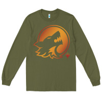Army Green magic the gathering hunt emblem Long Sleeve Tee - linhVisuals