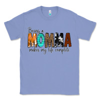 Colony Blue Being a Momma Makes My Life Complete Classic Tee - CowCowDesign