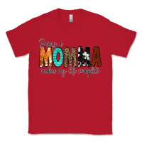 Red Being a Momma Makes My Life Complete Classic Tee - CowCowDesign