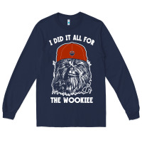 Navy i did it all for the wookiee Long Sleeve Tee - linhVisuals
