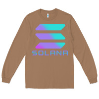 Toasted Coconut solana cryptocurrency solana Long Sleeve Tee - linhVisuals