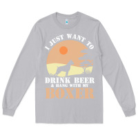 Moon Dust boxer beer dog lover t  shirt boxer beer dog lover t  shirt Long Sleeve Tee - linhVisuals