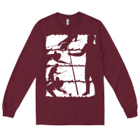 Burgundy billiards gift t  shirt pool cue snooker table billiard t  shirt Long Sleeve Tee - linhVisuals
