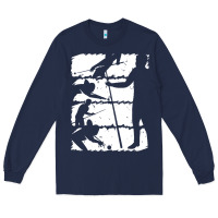 Navy billiards gift t  shirt pool cue snooker table billiard t  shirt Long Sleeve Tee - linhVisuals