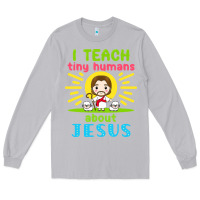 Moon Dust i teach tiny humans about jesus Long Sleeve Tee - linhVisuals