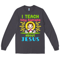 Smoke i teach tiny humans about jesus Long Sleeve Tee - linhVisuals