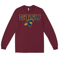 Burgundy etsu buccaneers Long Sleeve Tee - linhVisuals