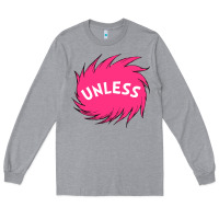 Heather Grey unless   lorax Long Sleeve Tee - linhVisuals