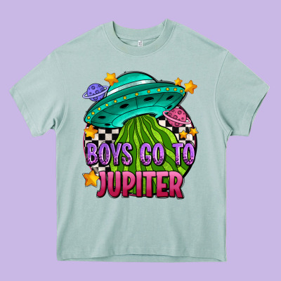 Boys Go To Jupiter Olıvıa Heavy Core Tee Designed By Oliviacreatesart