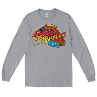 Heather Grey The Doobie Brothers Long Sleeve Tee - linhVisuals