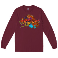 Burgundy The Doobie Brothers Long Sleeve Tee - linhVisuals
