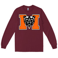 Burgundy mercer bears Long Sleeve Tee - linhVisuals